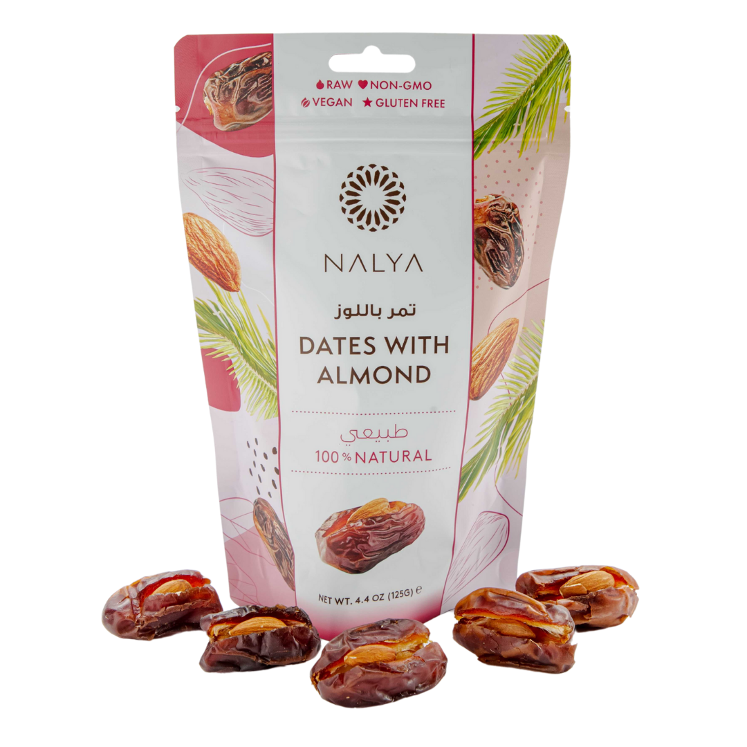 Gevulde Dadels met Amandel – Nakheel Alya - 125 Gram